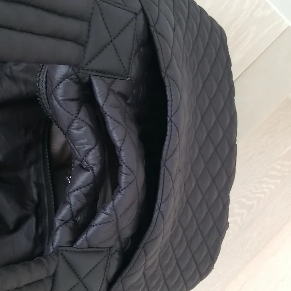 MZ Wallace Black Large Metro Tote Deluxe - with Luggage Opening - Picture 10 of 15